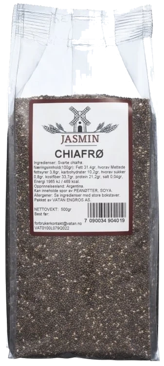 Chia Frø 500g Jasmin