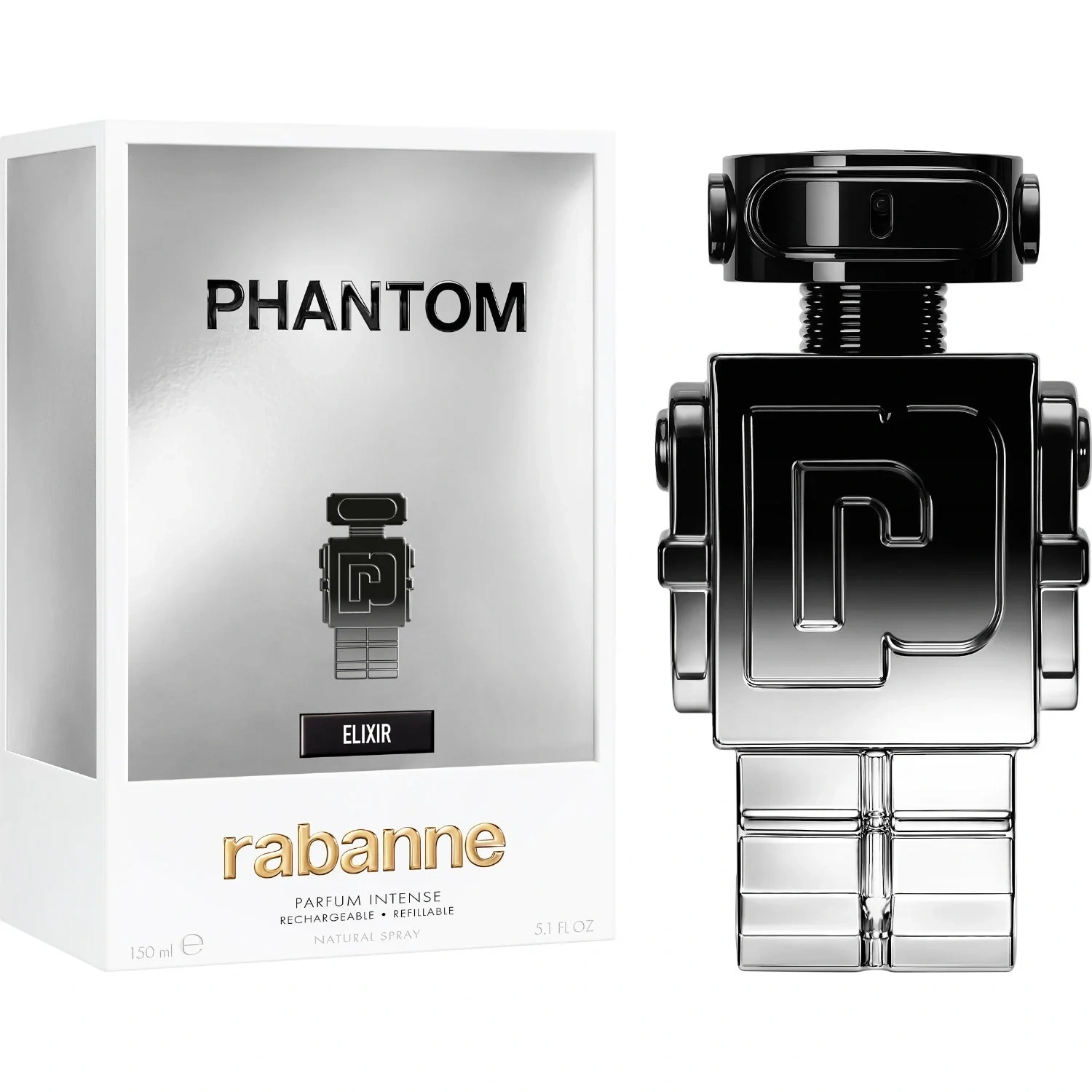 Rabanne Phantom Black Elixir Parfum 150 ml