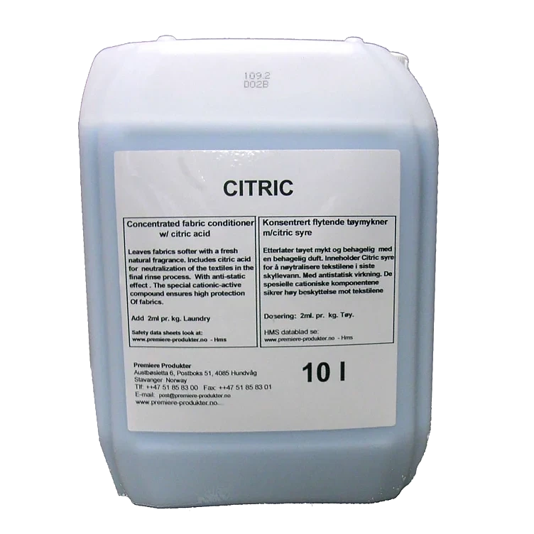 Citric tøymykner        12kg