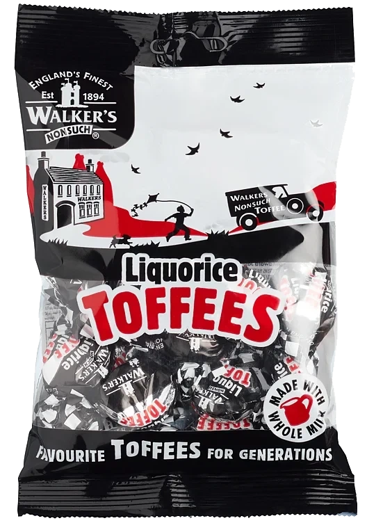 Liquorice Toffees 150g Walkers