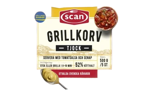 Tjock Grillkorv