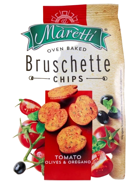 Bruschette Tomat&Oliven 150g Maretti