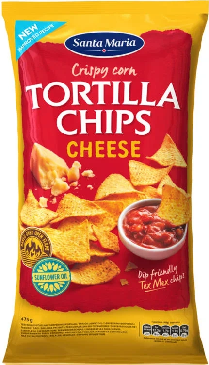 Tortilla Chips Cheese 475g St.Maria