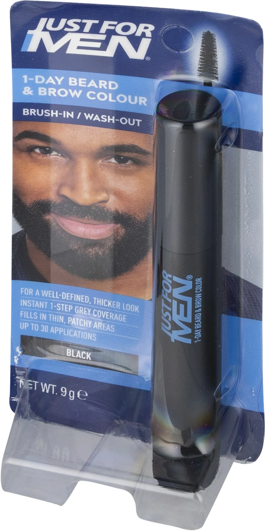 1-DAY BEARD & BROW COLOUR, BLACK