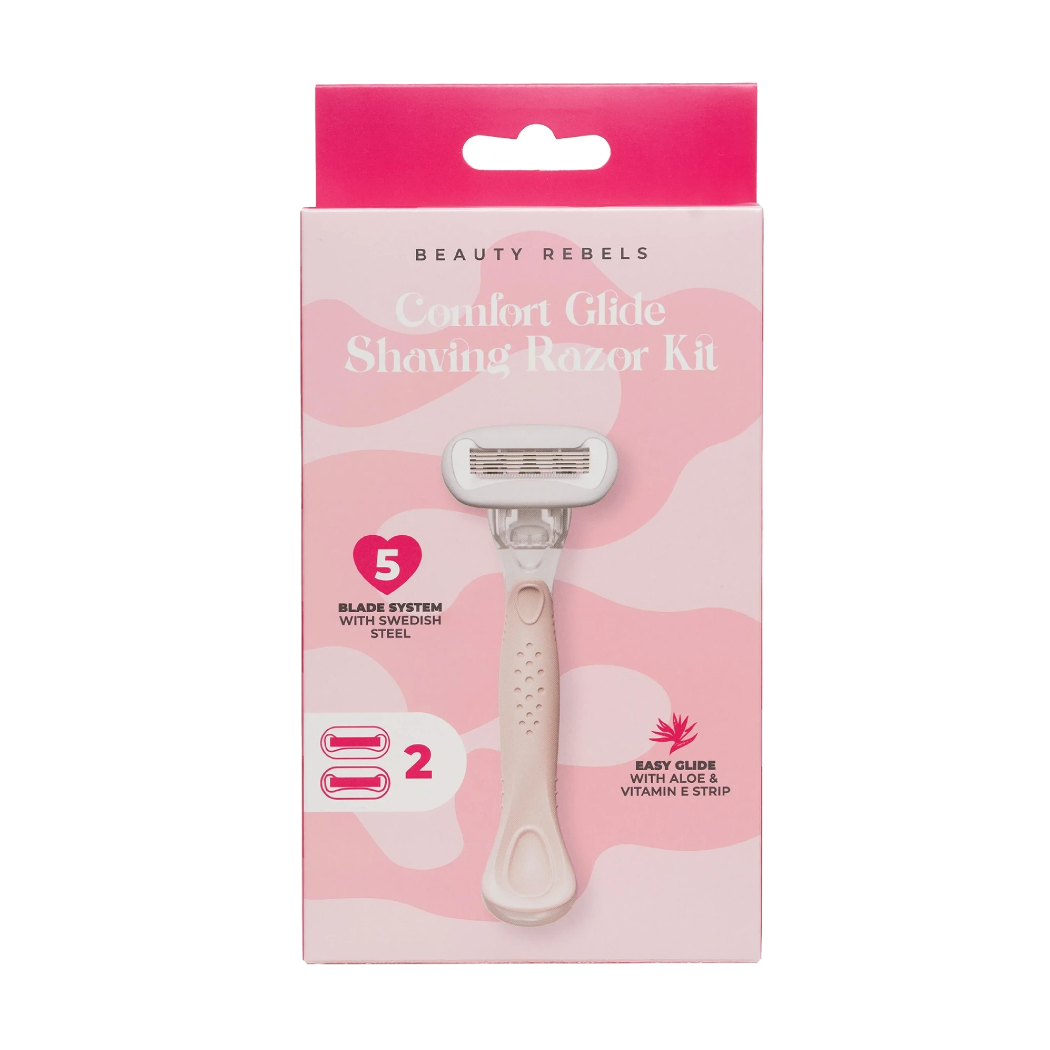 Beauty Rebels Comfort Glide Shaving Kit, 1 sett