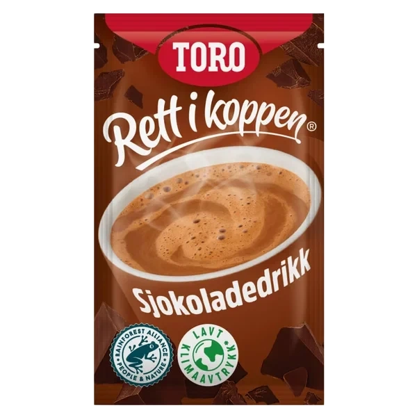 Rett i koppen sjokoladedrikk pose 32g
