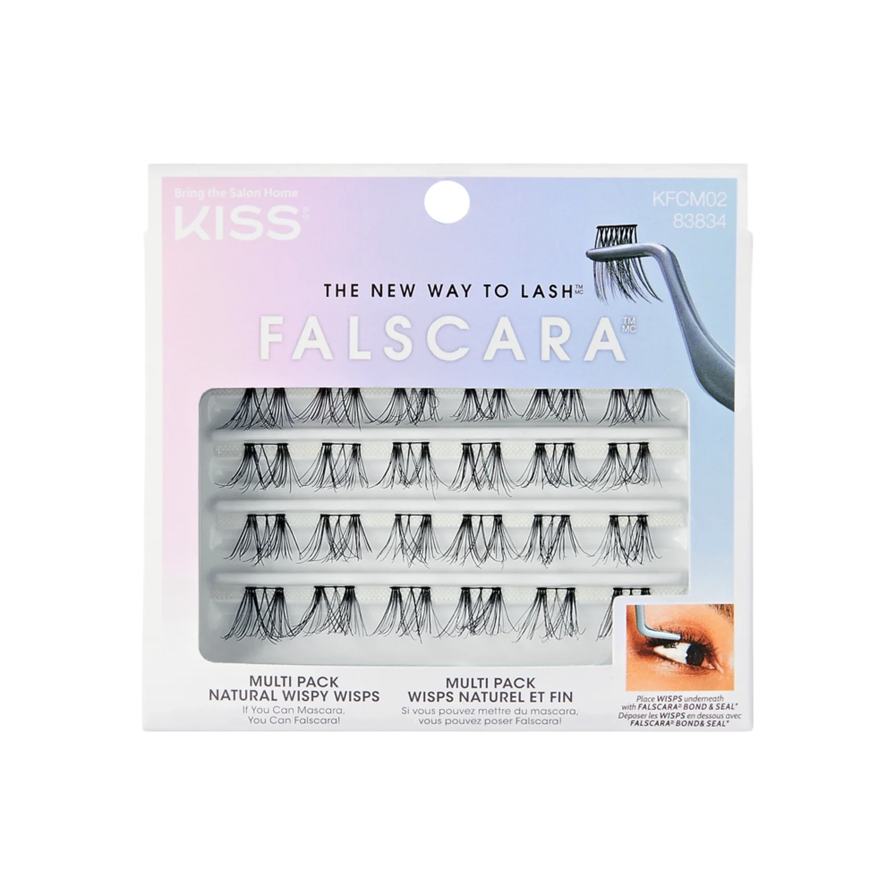 Kiss Falscara False Lashes Falscara False Lashes Natural 24 pcs
