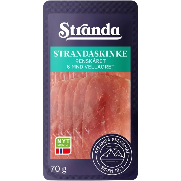 Renskåret Strandaskinke 70g
