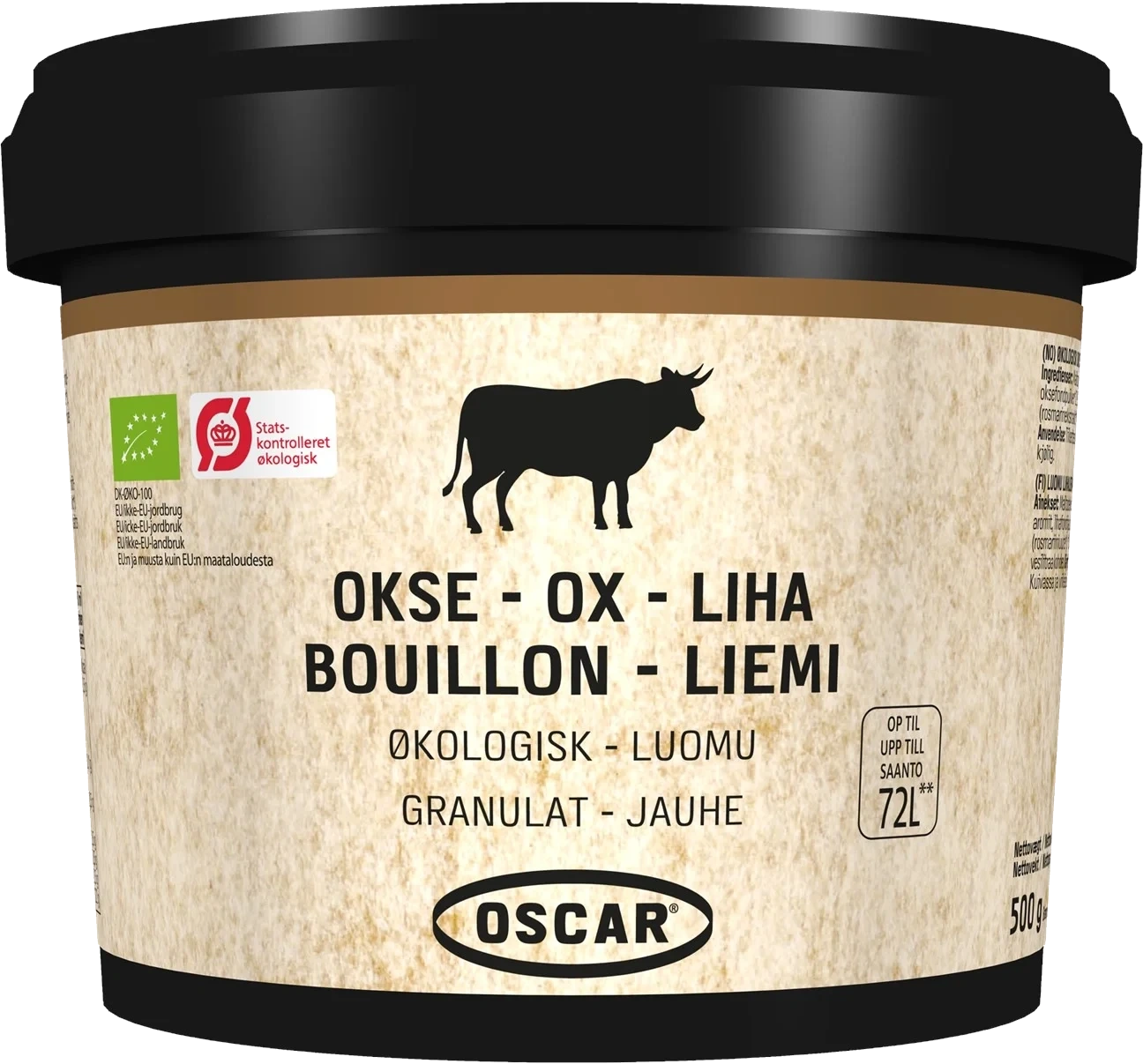 Oxbuljong granulat Ekologisk