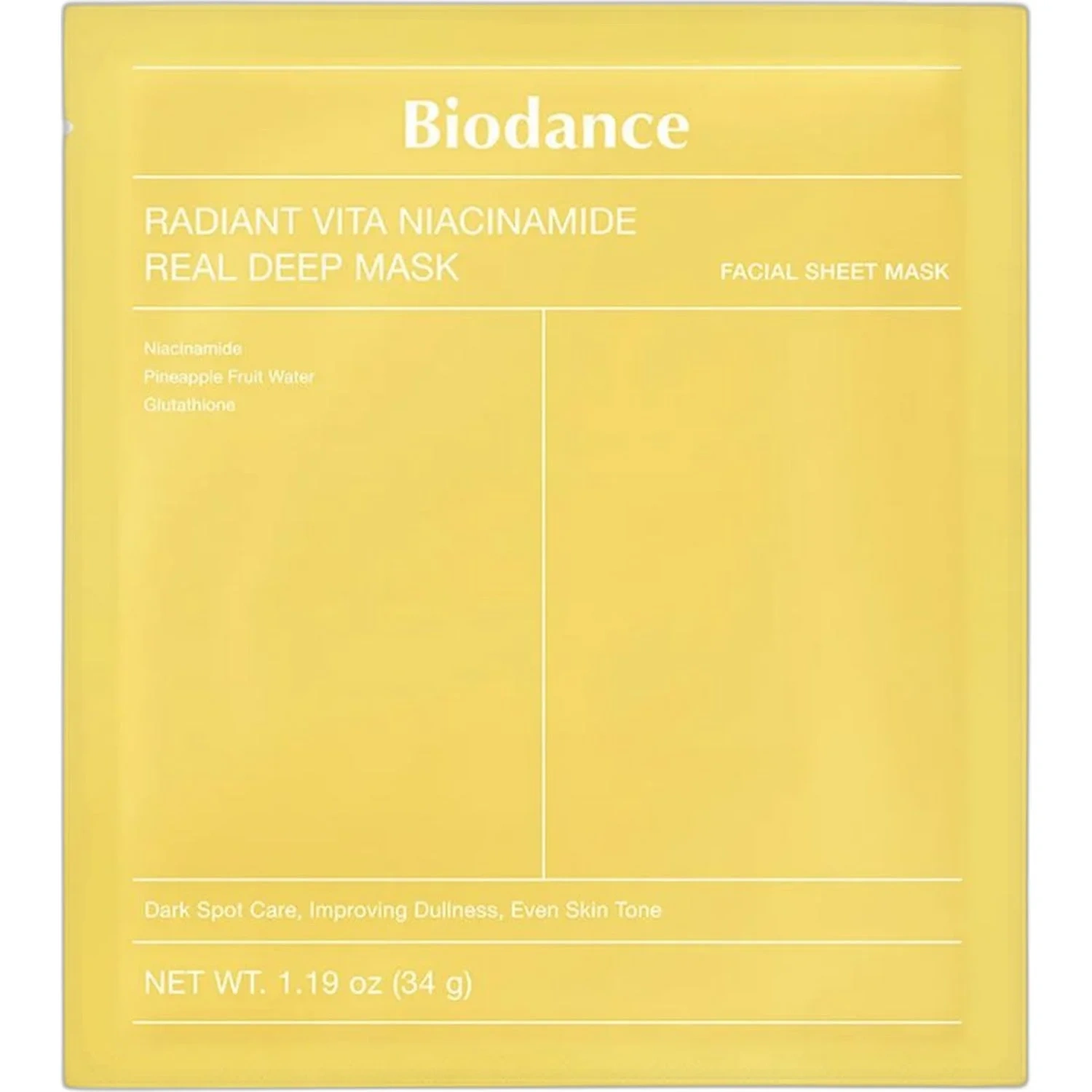 Biodance Radiant Vita Niacinamide Real Deep Mask