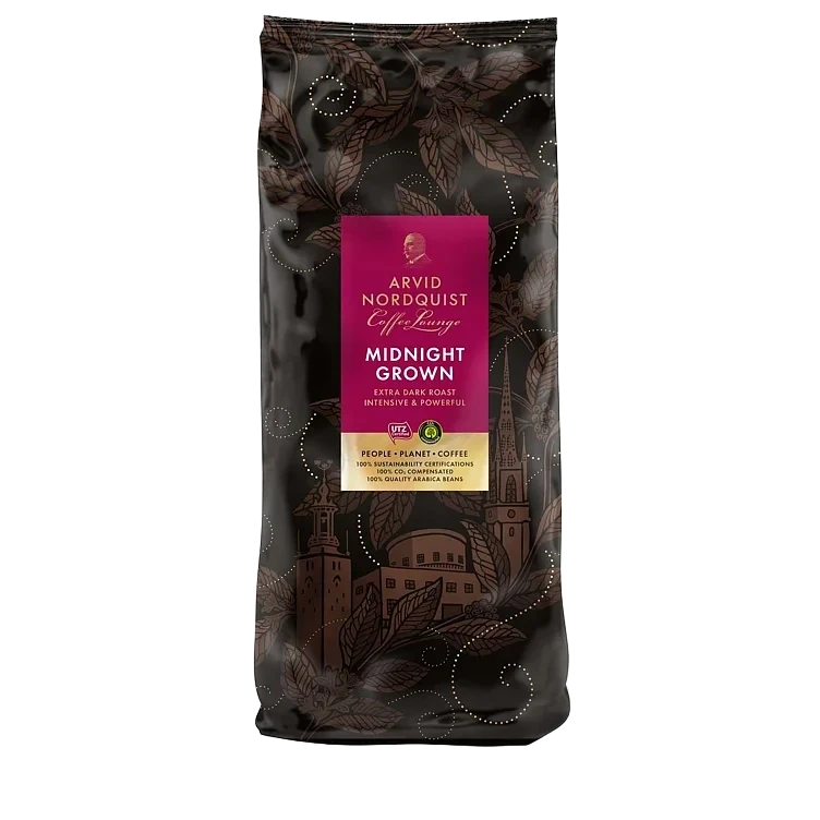 Arvid Nordquist Kaffe midnight grown hele bønner
