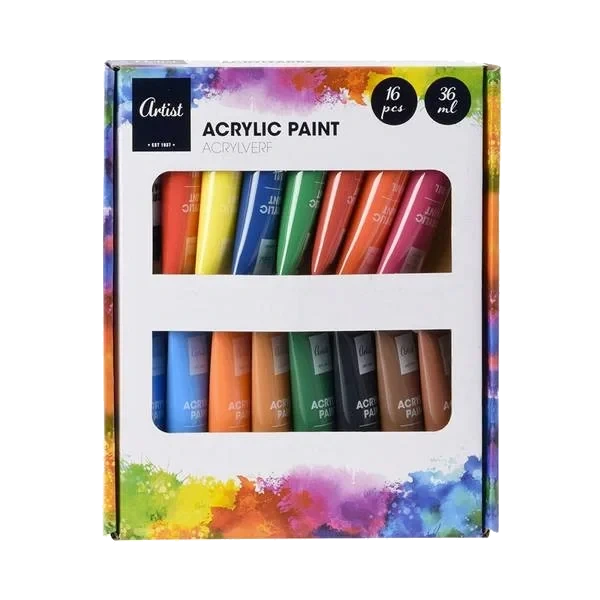 Akrylmaling 16-pk