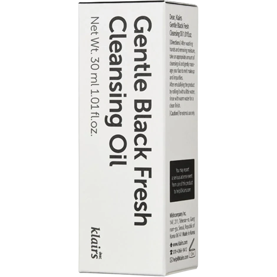 Klairs Gentle Black Fresh Cleansing Oil 30 ml​