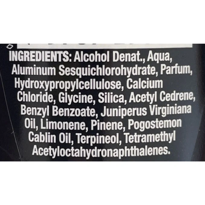 Antiperspirant Black