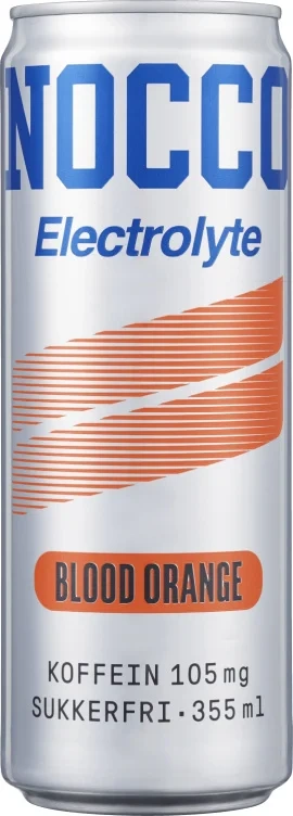 Nocco Electrolyte Blood Orange u/Sukker 355ml boks