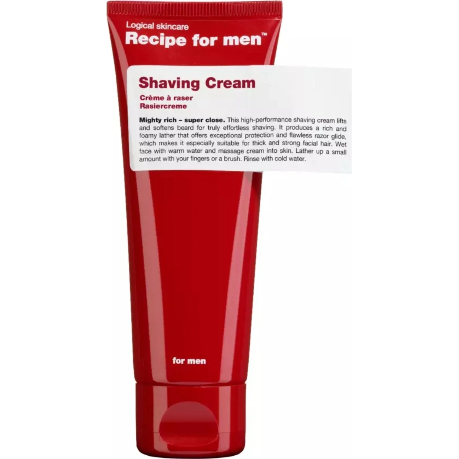 Recipe for men Shaving Cream