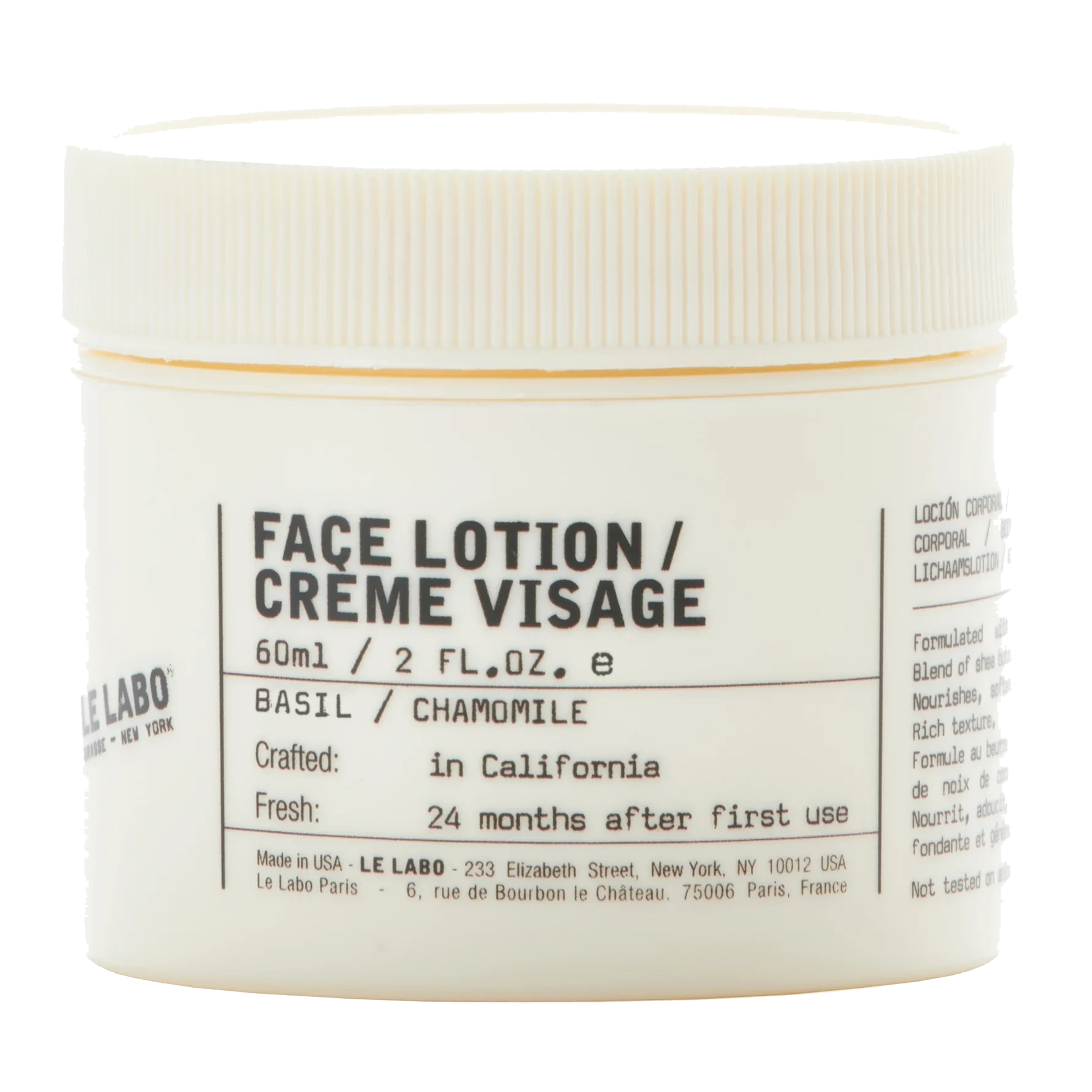 Le Labo Basil Face Lotion 60 ml