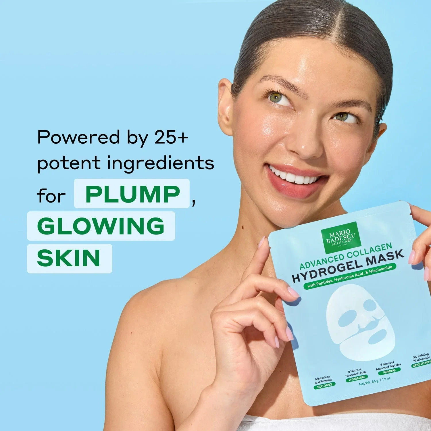 Mario Badescu Advanced Collagen Hydrogel Sheet Mask 1 pcs