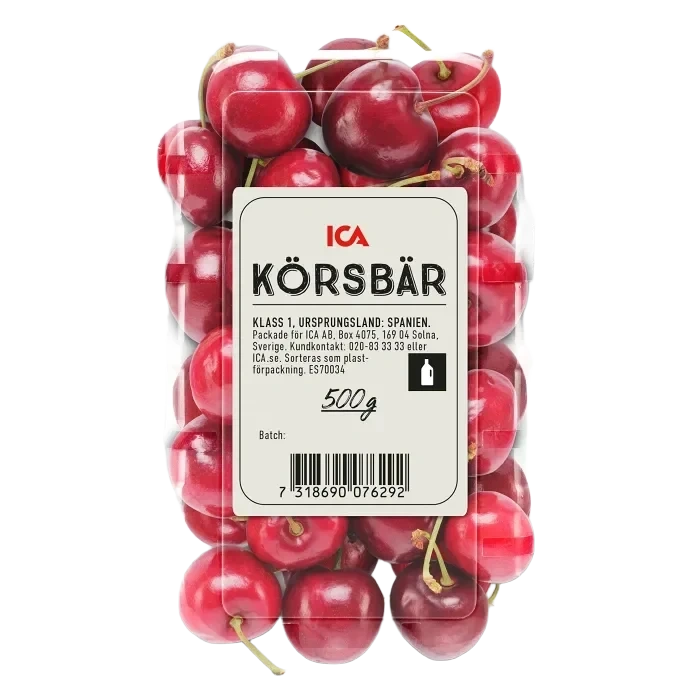 Körsbär 500g Klass 1 ICA