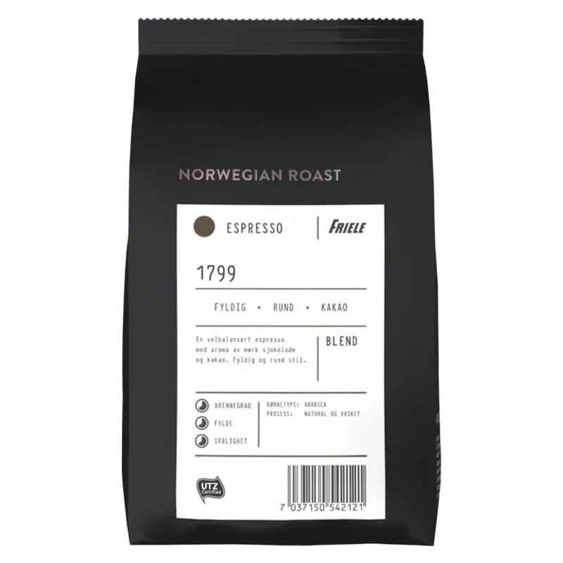 Espresso 1799 Hel 500g