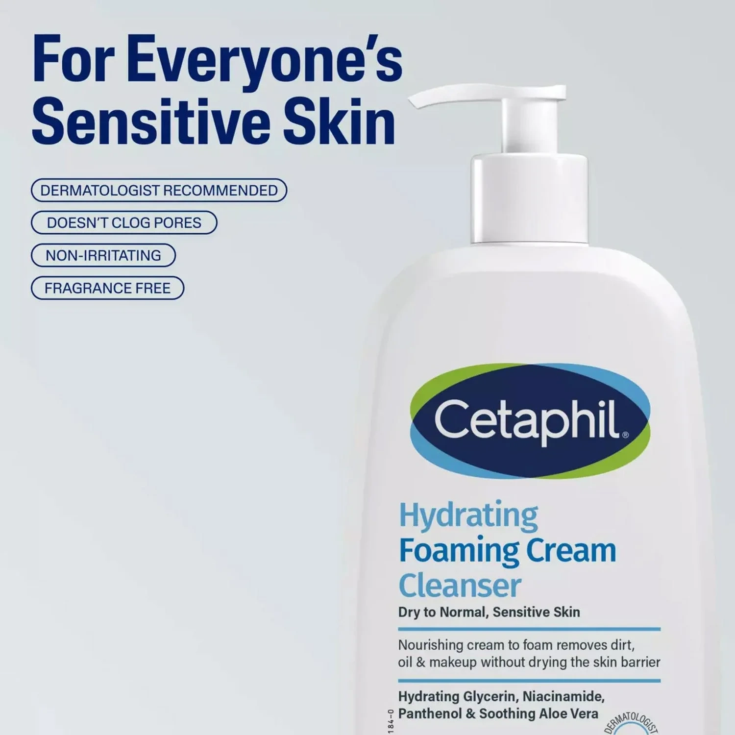 Cetaphil Hydrating Foaming Cream Cleanser