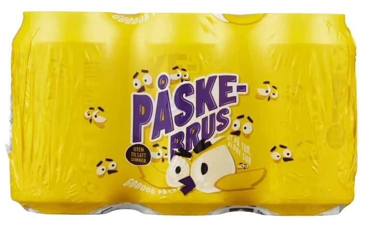 Påskebrus u/Sukker 0,33lx6 boks