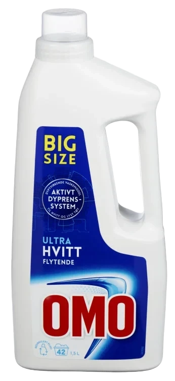 Omo Ultra Hvitt Flytende 1.5l