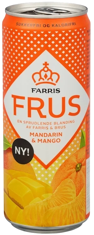 Farris frus mandarin mango   24x33cl