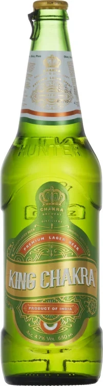 King Chakra Premium Lager flaske