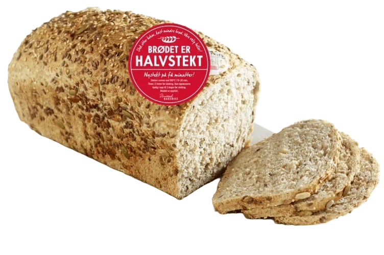 Norsk Grovbrød Halvstekt 690g