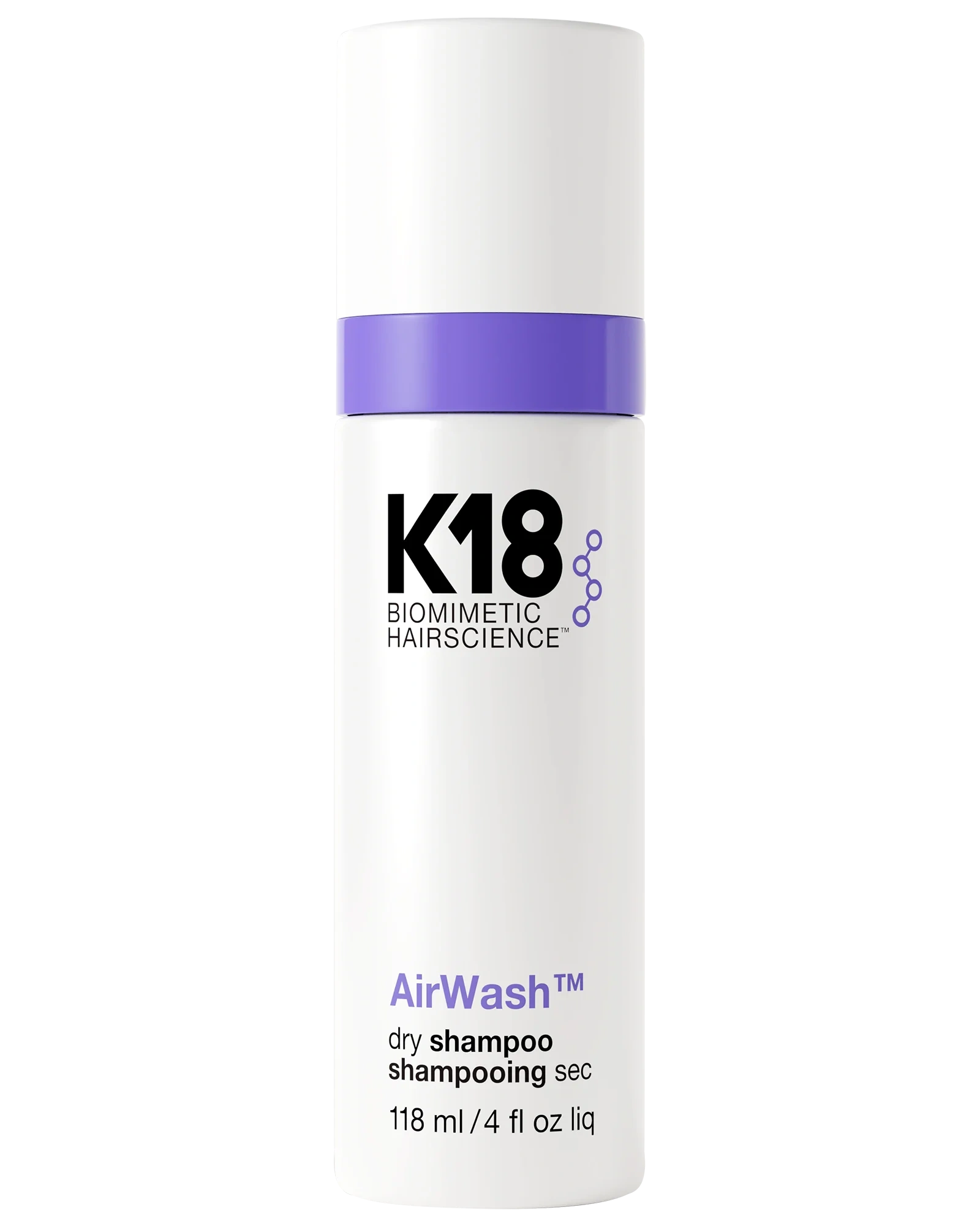 K18 AirWash Dry Shampoo, 118 ml
