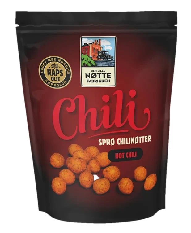 Chilinøtter 230g Dln