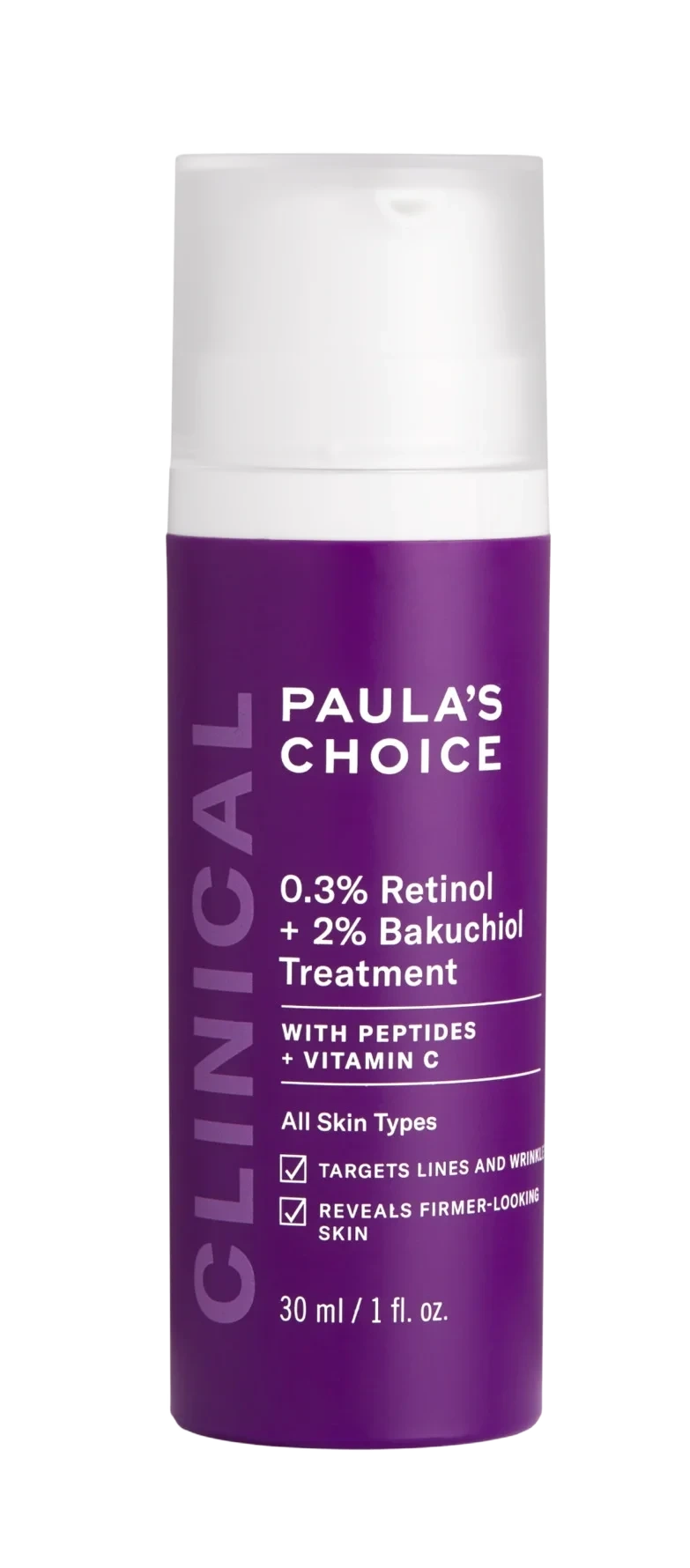 Paula's Choice Clinical 0. 3% Retinol + 2% Bakuchiol Treatment 30 ml
