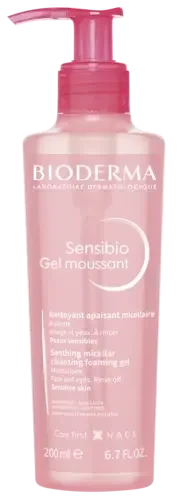 Bioderma Sensibo Gel Moussant, rensegele til sensitiv hud  200 ml