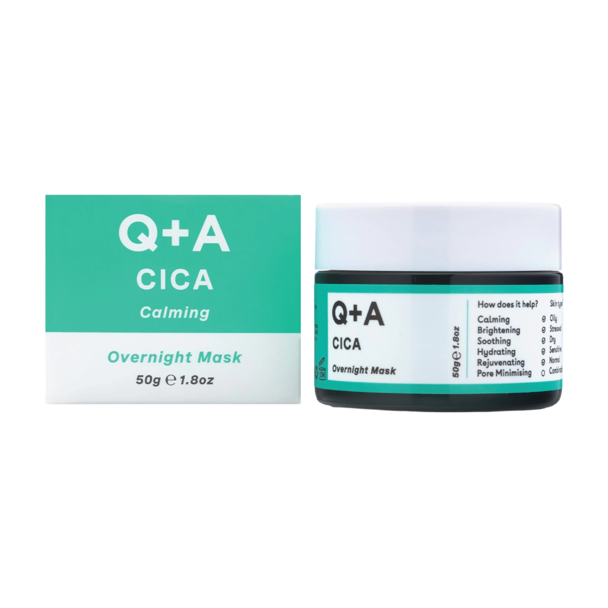 Q+A Cica Calming Overnight Face Mask