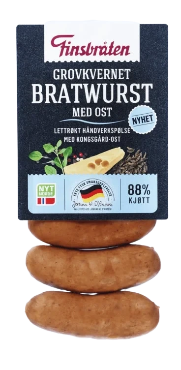 Bratwurst Grovkvernet 300g Finsbråten