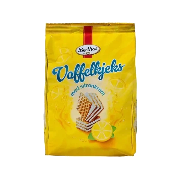 Vaffelkjeks med Sitron