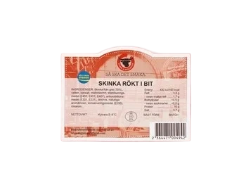 Skinka rökt i bit