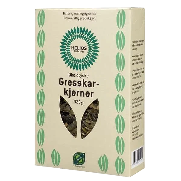 Gresskarkjerner økol. 325g