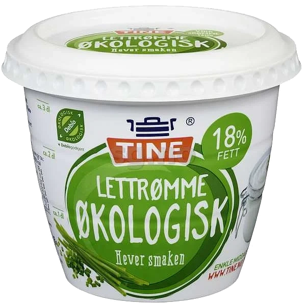 Lettrømme økol.   300g