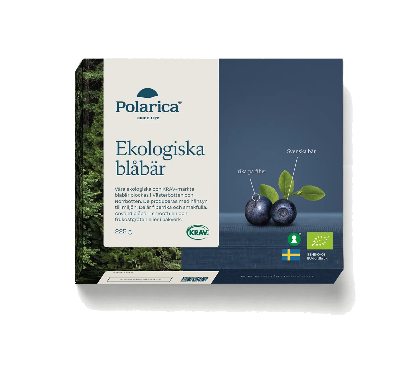 Blåbär KRAV 10x225g