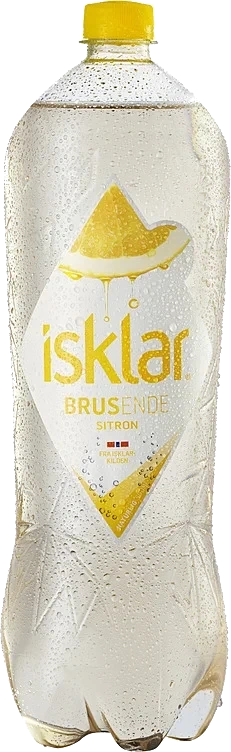 Isklar Sparkling Brusende Sitron 1,5l