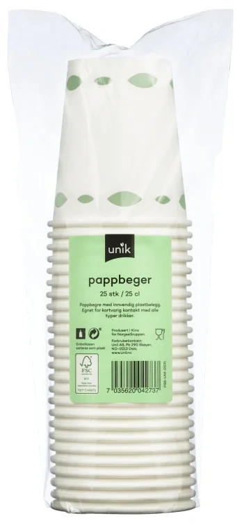 Unik Pappbeger Caffe Latte