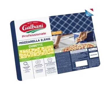 Galbani Professionale Mozzarella Cubetti 2,5 kg