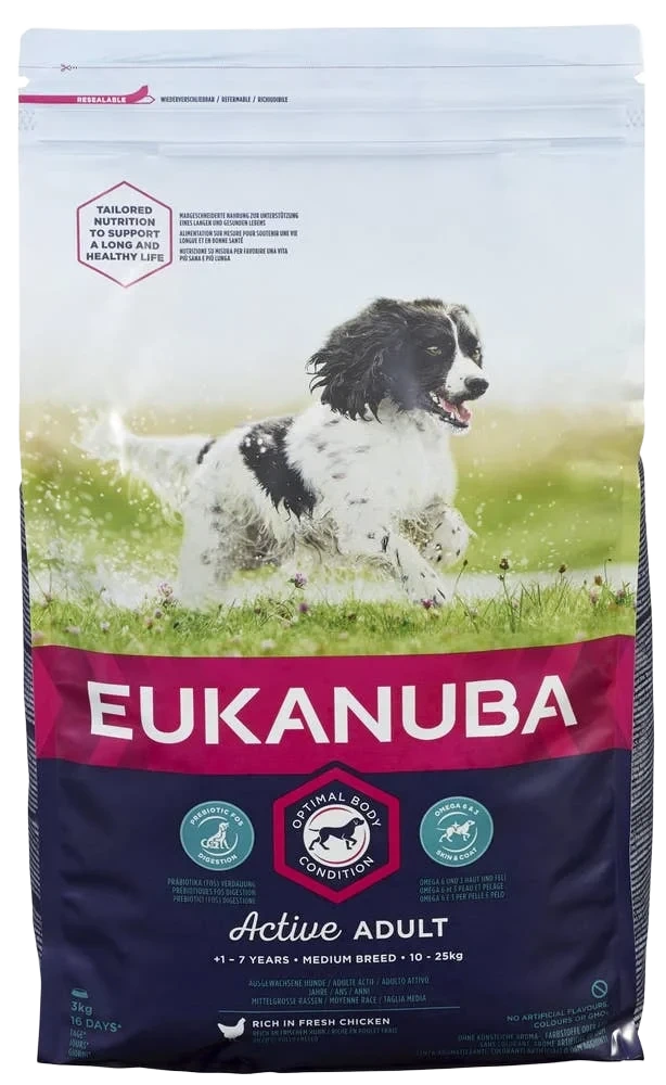 Eukanuba Dog Adult Medium 3 kg For