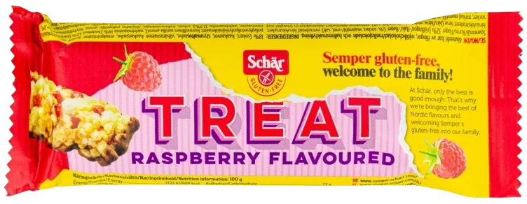 Treat Raspberry glutenfri 22g Schär