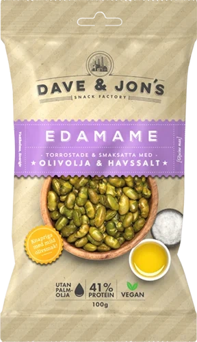 Rostade Edamamebönor med Olivolja