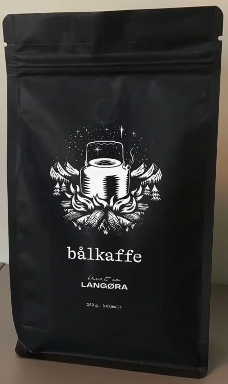 Langøra Kaffebrenneri Bålkaffe Malt 250g