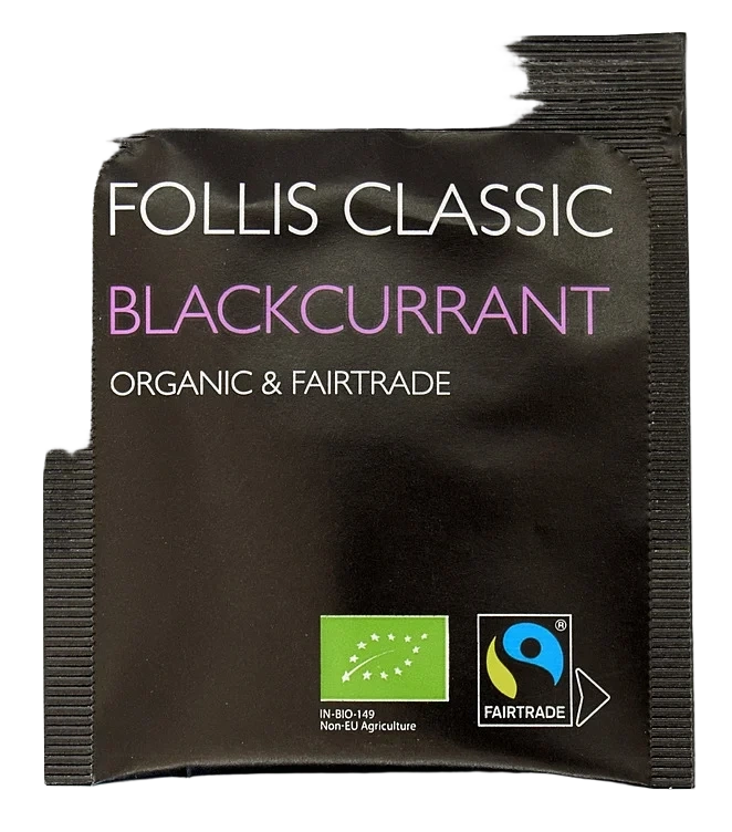 Blackcurrant, Økologisk & Fairtrade, 100stk, Follis Classic
