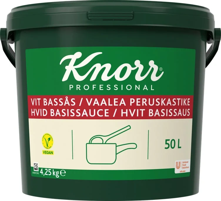 Hvit basissaus 4,25kg  50l